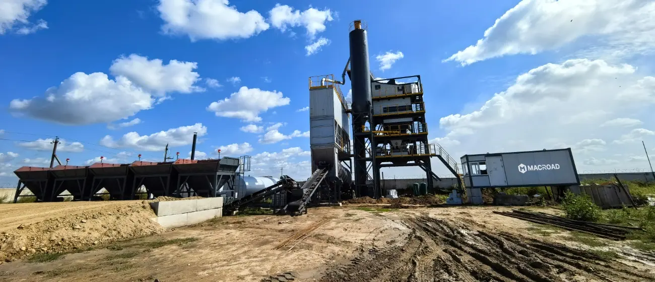 ALQ160 Asphalt batch Mix Plant in Kazakhstan