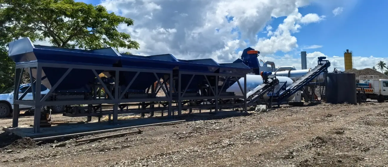ALYT80 Asphalt Mixing Plant Successfully Operated in Papua New Guinea