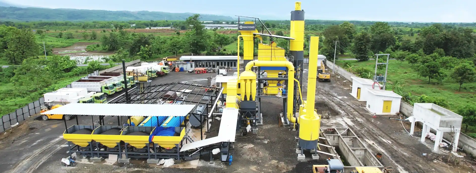 Asphalt batching plant