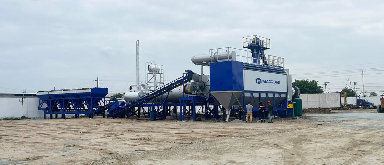 ALYT100-Mobile-Asphalt-Drum-Mix-Plant-in-Ecuador
